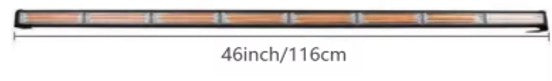 Accessories_ WARNING LIGHTS 8 BARS orange ضوء شواح مسطرة 8 عدسات